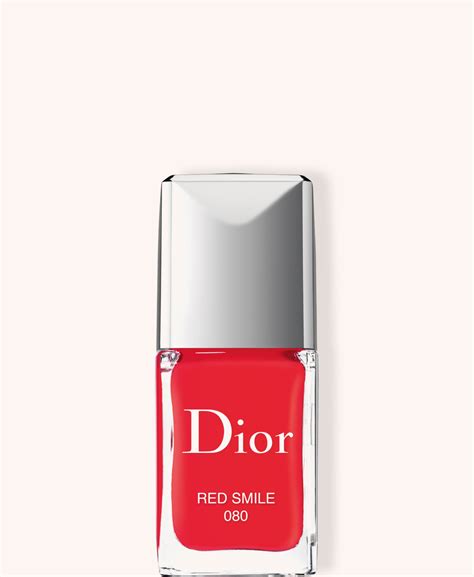 dior red smile nail polish 080|dior vernis nails.